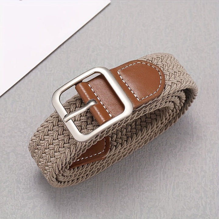 Belt Men - Braided Stretch with Pin Buckle | Casual Everyday