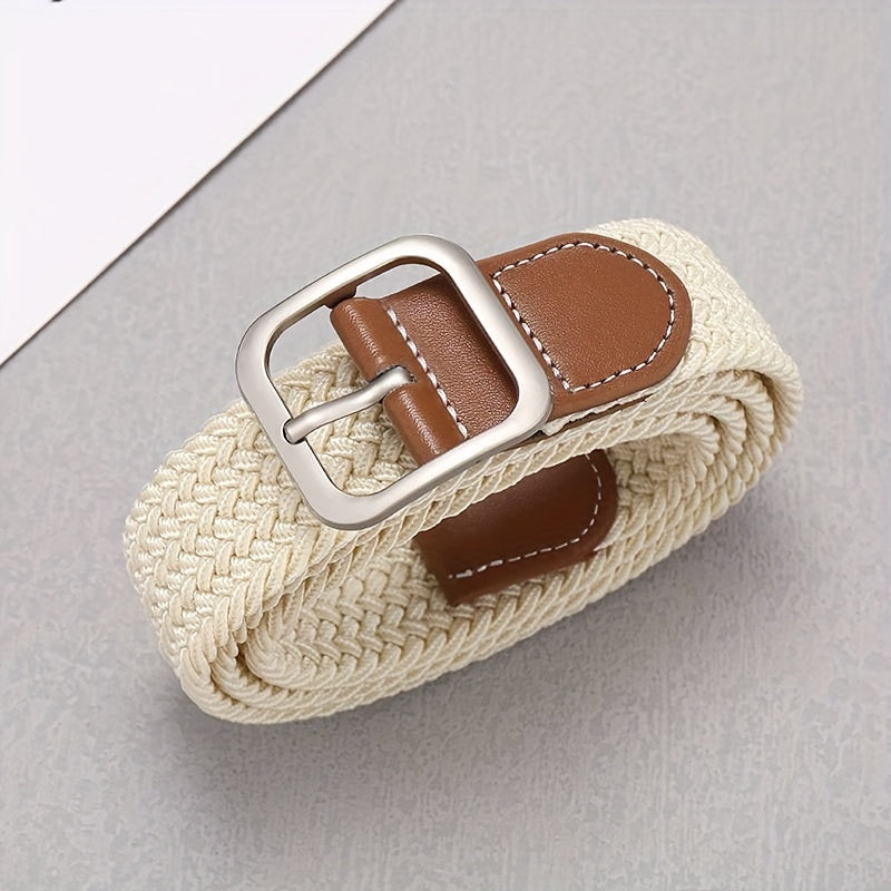 Belt Men - Braided Stretch with Pin Buckle | Casual Everyday