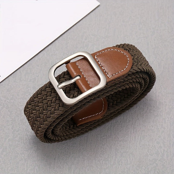Belt Men - Braided Stretch with Pin Buckle | Casual Everyday