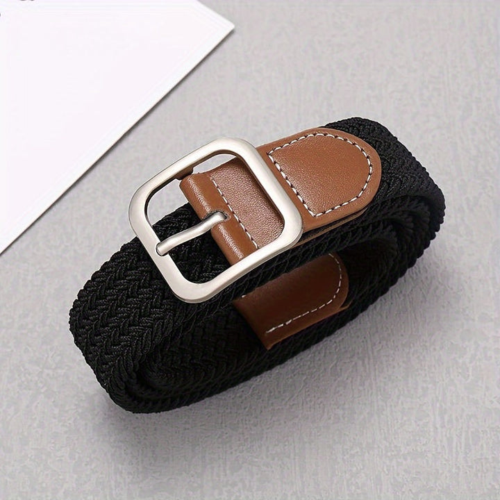 Belt Men - Braided Stretch with Pin Buckle | Casual Everyday