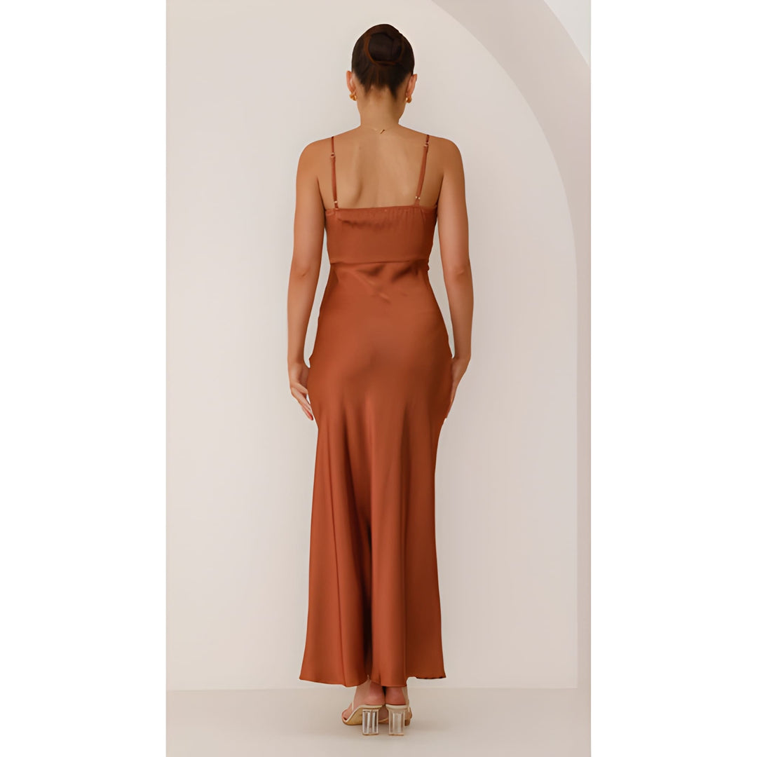 Maxi Dress Women - Slip Style with Slit | Elegant