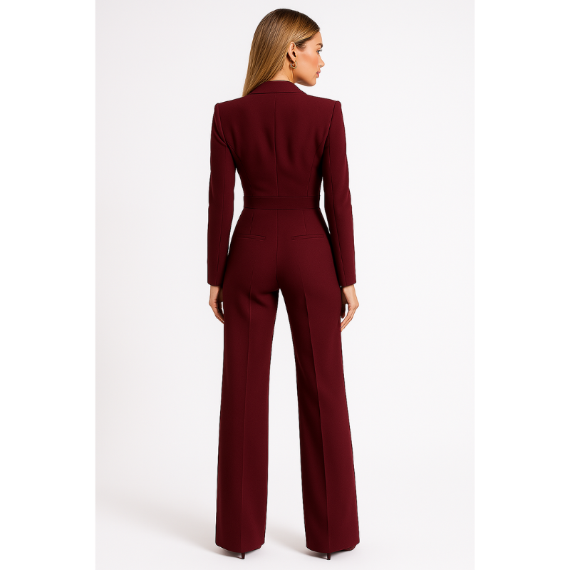 Jumpsuit Women - Tailored Blazer Style Wide Leg | Elegant