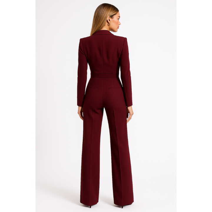 Jumpsuit Women - Tailored Blazer Style Wide Leg | Elegant