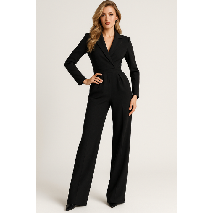 Jumpsuit Women - Tailored Blazer Style Wide Leg | Elegant