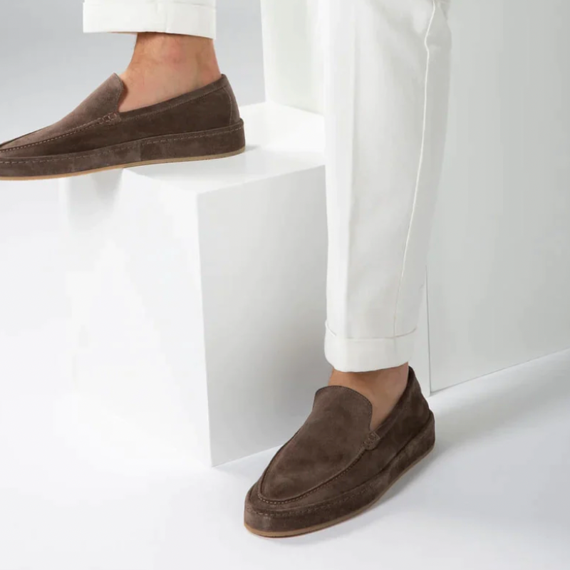 Men's Loafers - Slip-On with Flat Sole and Clean Finish | Casual