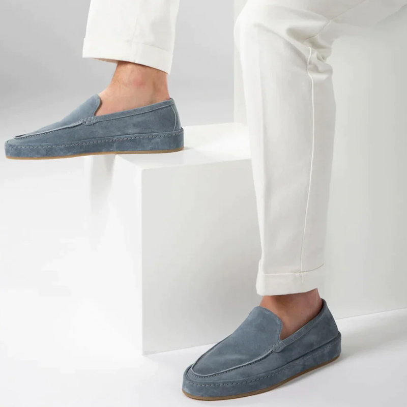 Men's Loafers - Slip-On with Flat Sole and Clean Finish | Casual
