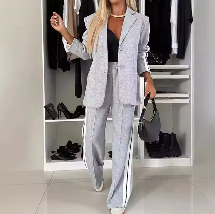 Co-ord Set Women - Blazer and Wide Leg Trousers | Chic