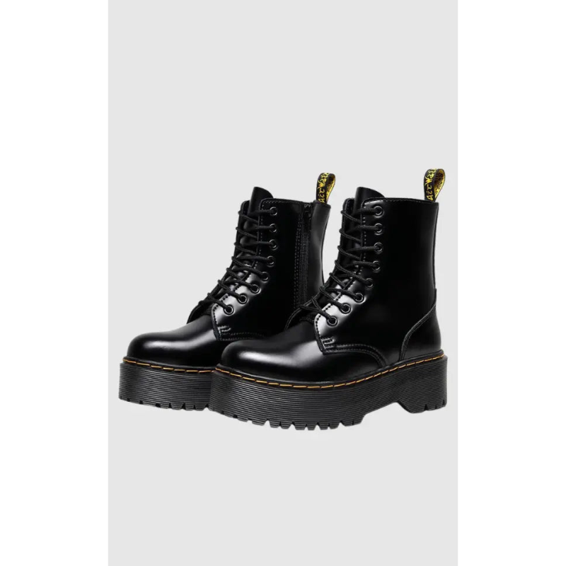 Ankle Boots Women - Chunky Platform Lace Up with Side Zip | Casual