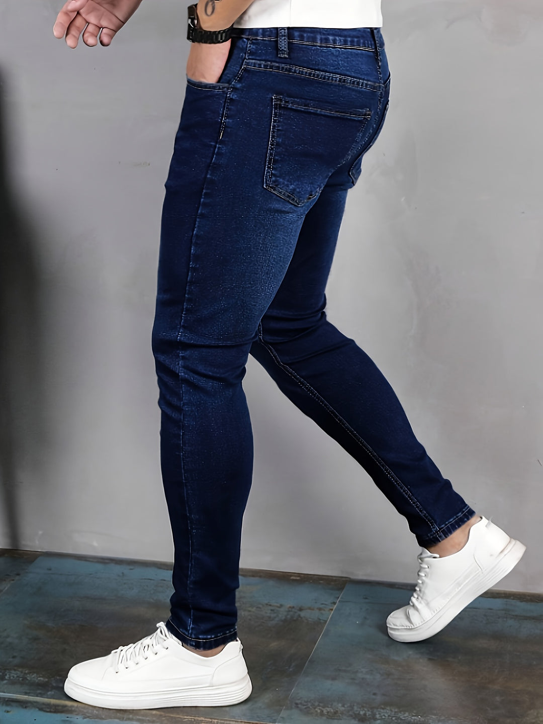 Men's Jeans - Skinny Fit Faded Wash | Casual Everyday Essential