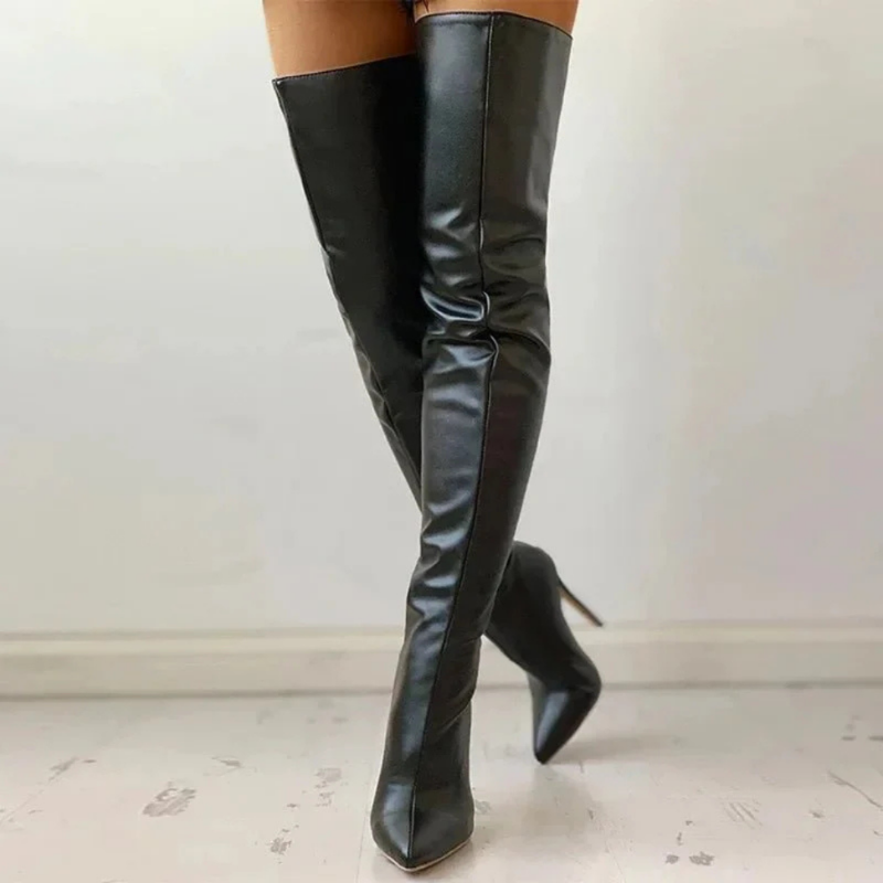 Knee High Boots Women - Stiletto Heel Over the Knee | Elegant