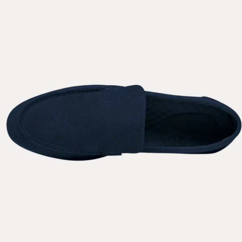 Men's Loafers - Slip-On with Moccasin Stitch Contrast Sole | Casual