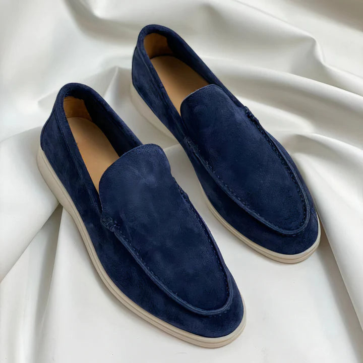Loafers Men - Slip On with Clean Toe and Platform Sole | Casual