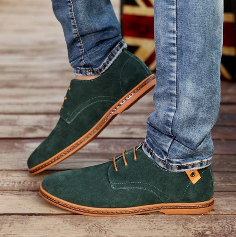 Men's Shoes - Casual Lace-Up Derby with Contrast Sole | Smart