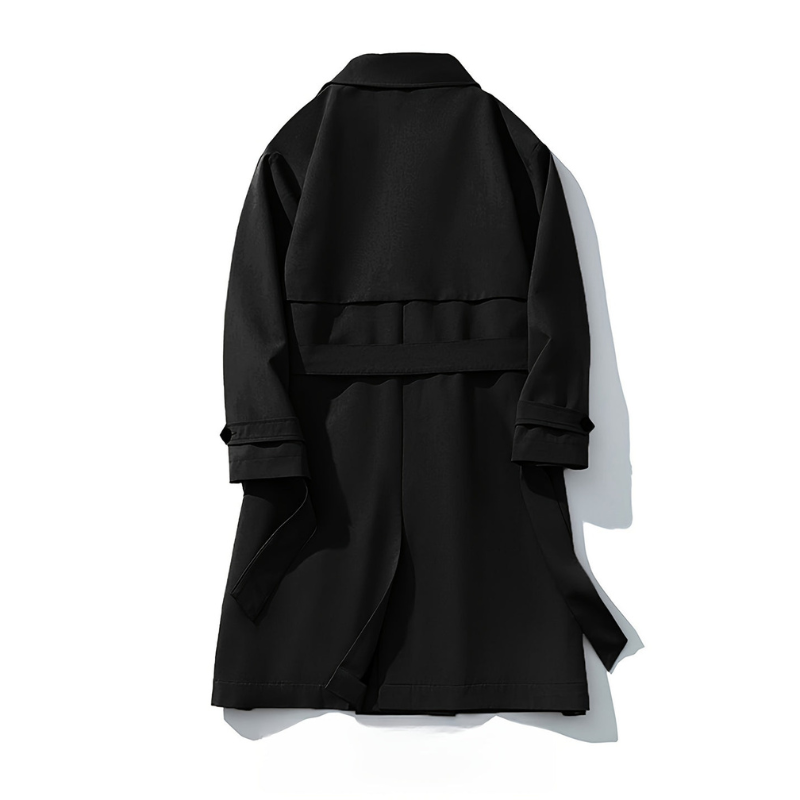 Men's Trench Coat - Double Breasted Classic Fit | Smart Casual