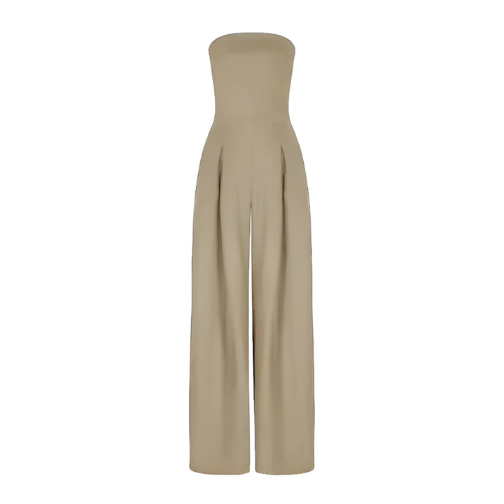 Jumpsuit Women - Strapless Wide Leg Tailored with Pockets | Elegant