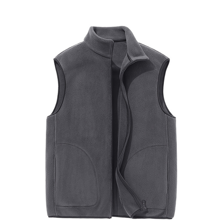Men's Bodywarmer - Lightweight Softshell Vest Stand Collar | Outdoor