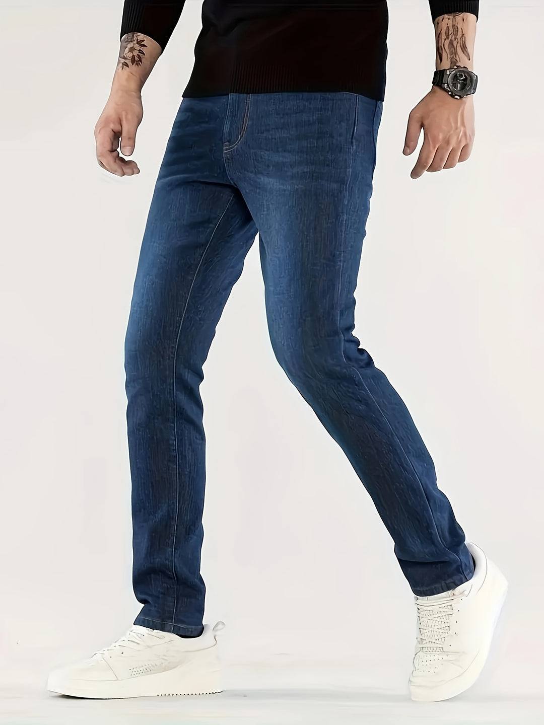Men's Jeans - Skinny Fit Faded Wash | Casual Everyday Essential