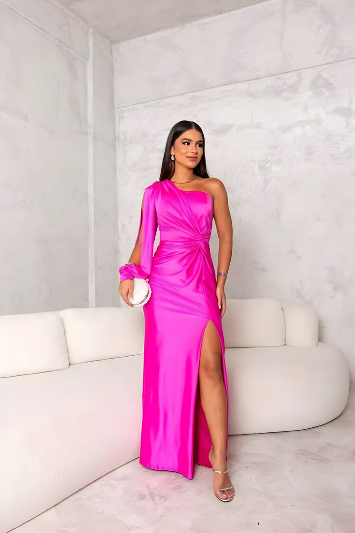 Maxi Dress Women - One Shoulder Twist Detail | Gala