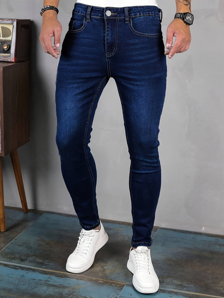 Men's Jeans - Skinny Fit Faded Wash | Casual Everyday Essential