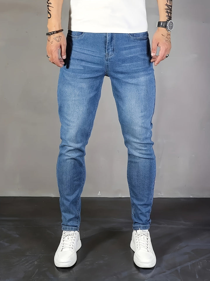 Men's Jeans - Skinny Fit Faded Wash | Casual Everyday Essential