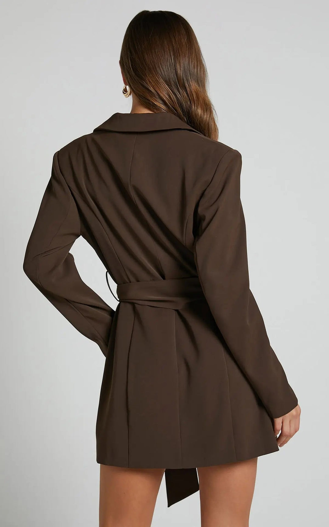 Mini Dress Women - Blazer Style with Belt | Elegant