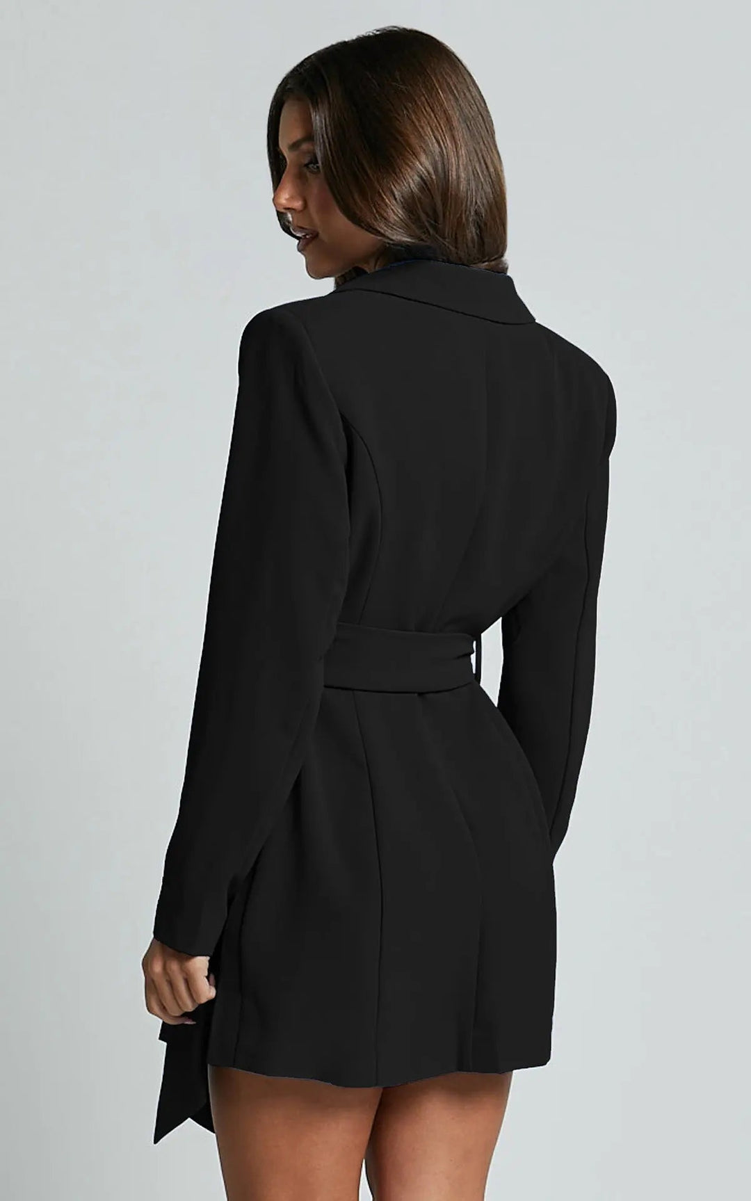 Mini Dress Women - Blazer Style with Belt | Elegant