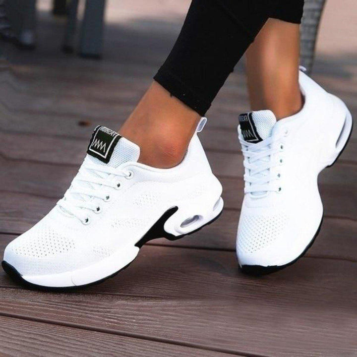 Women's Trainers - Air Cushion Lace Up Running Sneaker | Casual