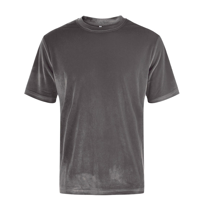Men's T-Shirt - Slim Fit with Glossy Sheen | Elegant Evening Look