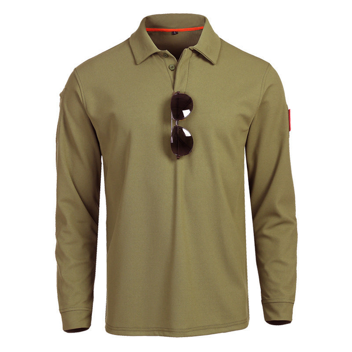 Men's Polo Shirt - Long Sleeve Classic Fit | Casual Everyday Style