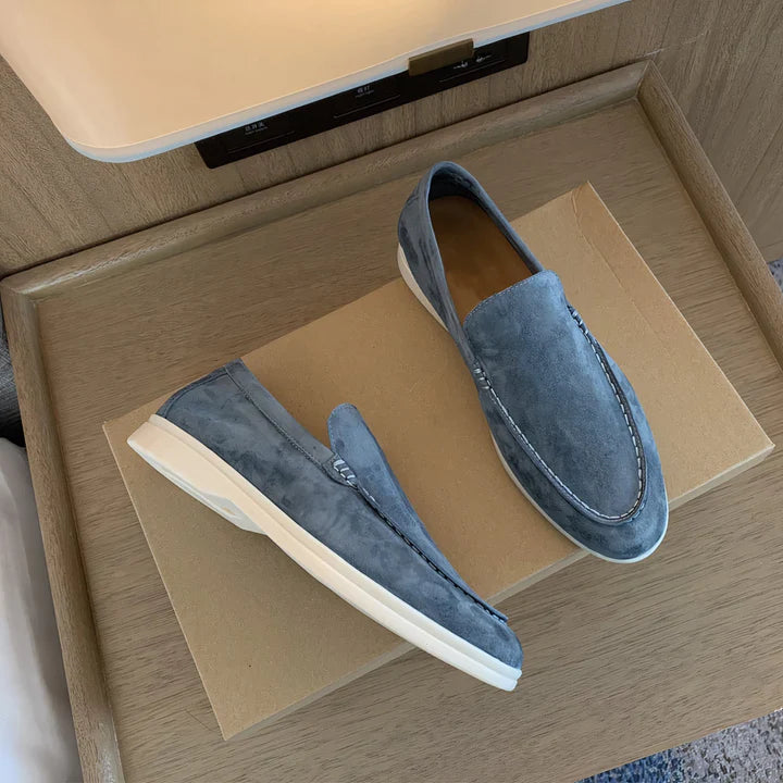 Loafers Men - Slip On with Clean Toe and Platform Sole | Casual