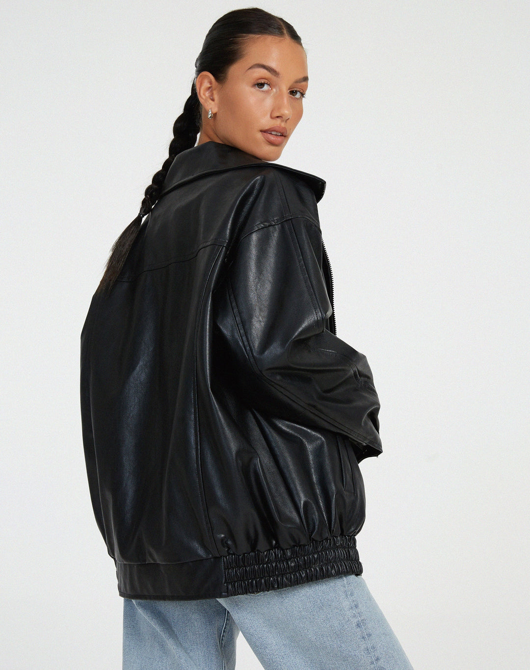 Bomber Jacket Women - Oversized Fit with Zip | Casual