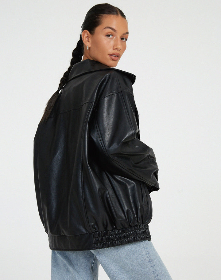 Bomber Jacket Women - Oversized Fit with Zip | Casual