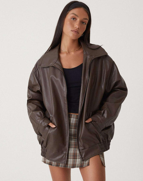 Bomber Jacket Women - Oversized Fit with Zip | Casual