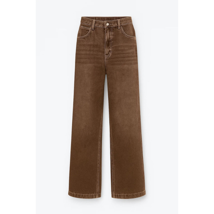 Jeans Women - Wide Leg High Waist Straight Fit | Casual