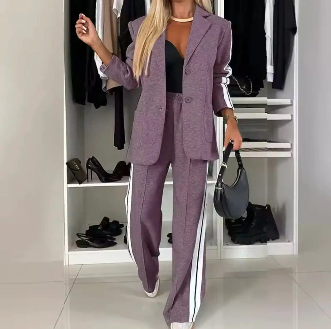 Co-ord Set Women - Blazer and Wide Leg Trousers | Chic