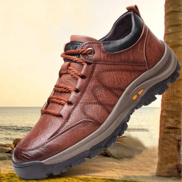Lace-Up Shoes Men - Chunky Outdoor Sole with Rope Laces | Casual