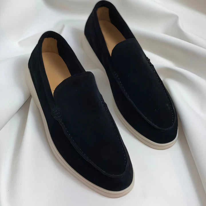 Loafers Men - Slip On with Clean Toe and Platform Sole | Casual
