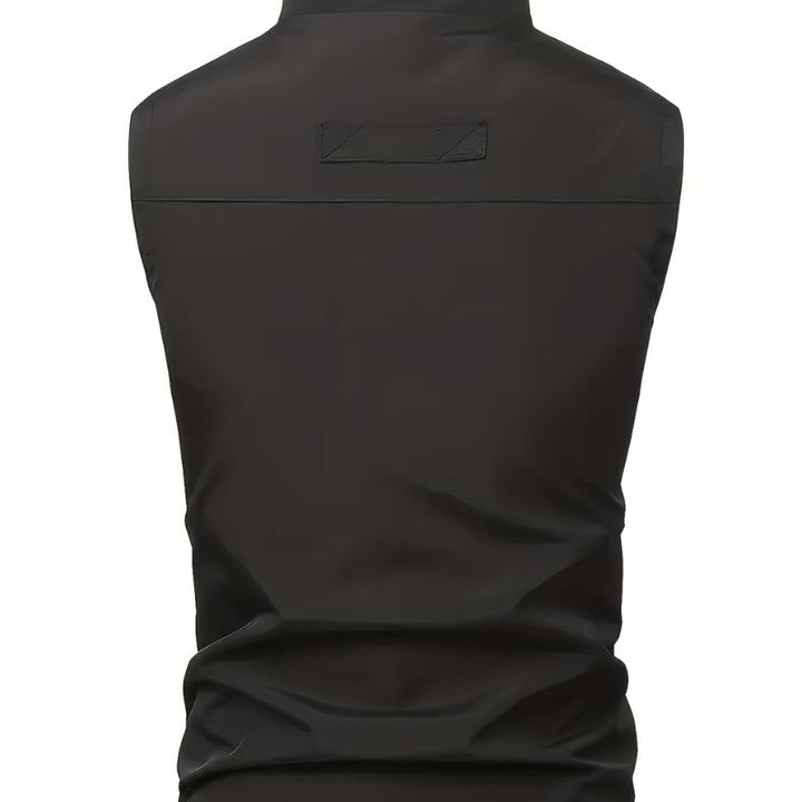 Men's Bodywarmer - Sleeveless Zip Vest with Multi Pockets | Outdoor