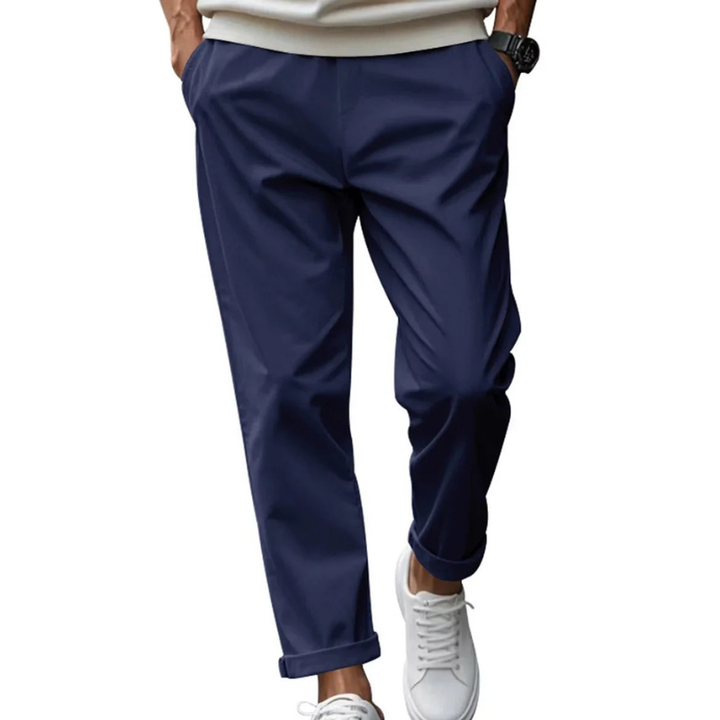 Men's Chinos - Slim Tapered Fit with Elasticated Waist | Casual