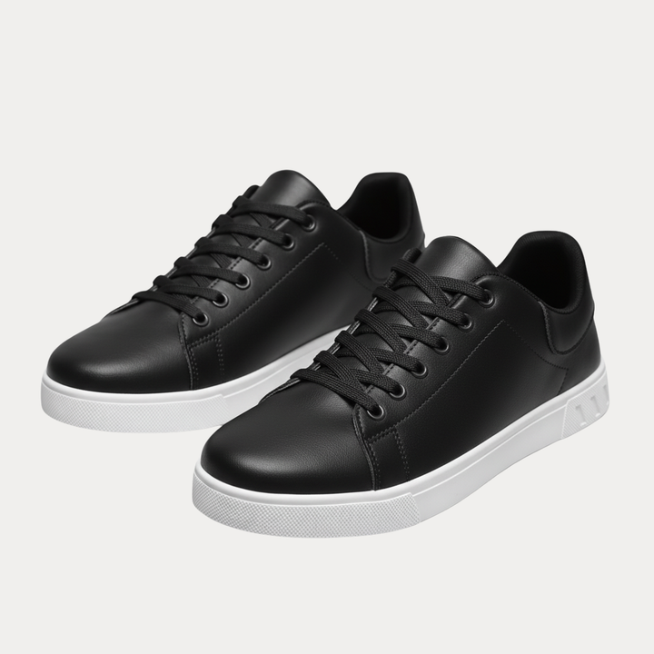 Men's Trainers - Low Top Lace-Up with Contrast Sole | Casual