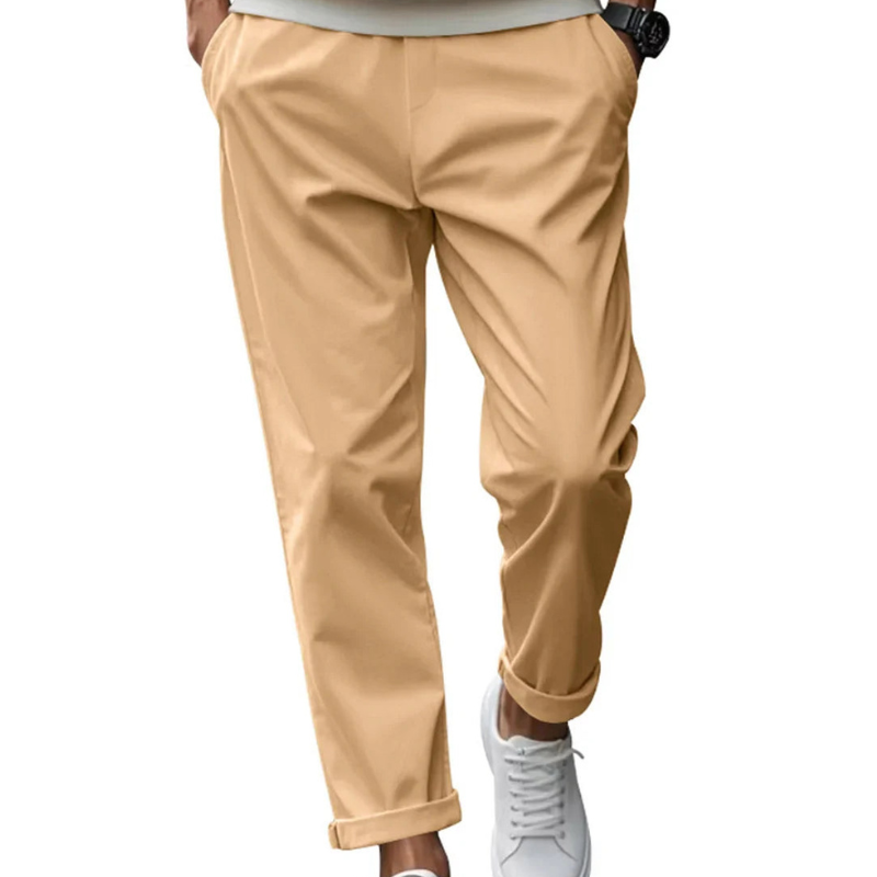 Men's Chinos - Slim Tapered Fit with Elasticated Waist | Casual