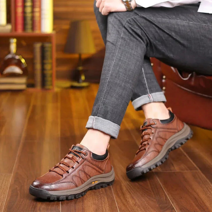 Lace-Up Shoes Men - Chunky Outdoor Sole with Rope Laces | Casual