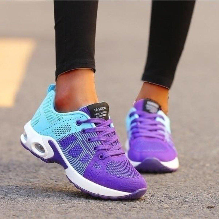 Women's Trainers - Air Cushion Lace Up Running Sneaker | Casual