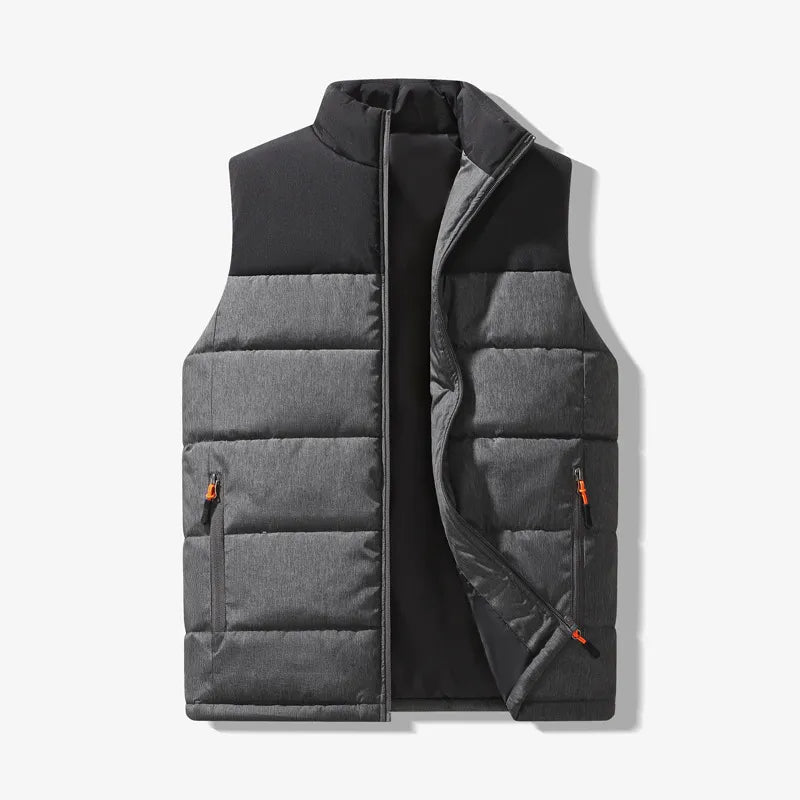 Men's Bodywarmer - Full Zip with Contrast Panels | Outdoor Casual