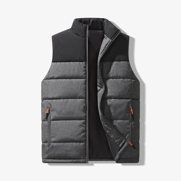 Men's Bodywarmer - Full Zip with Contrast Panels | Outdoor Casual