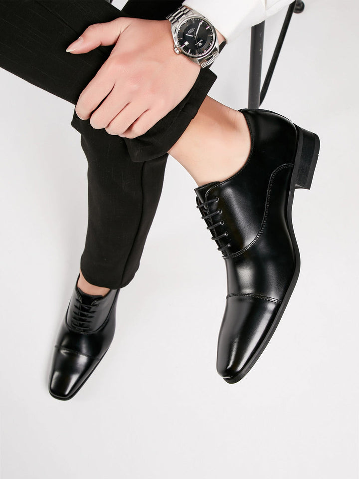 Men's Oxford Shoes - Lace-Up Cap Toe | Smart Formal Style