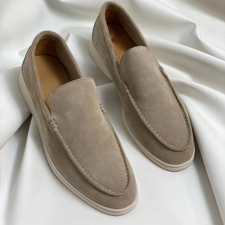 Loafers Men - Slip On with Clean Toe and Platform Sole | Casual