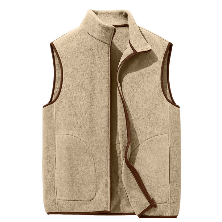 Men's Bodywarmer - Lightweight Softshell Vest Stand Collar | Outdoor