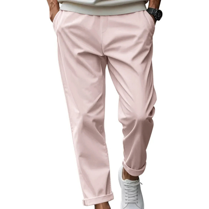 Men's Chinos - Slim Tapered Fit with Elasticated Waist | Casual