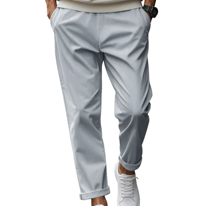 Men's Chinos - Slim Tapered Fit with Elasticated Waist | Casual